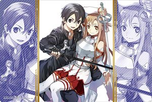 Bushiroad Rubber Mat Collection V2 Vol.1000 Dengeki Bunko Sword Art Online [Kirito & Asuna] (Card Supplies)