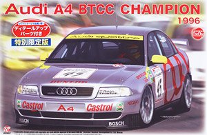 1/24 Racing Series Audi A4 Quattro 1996 BTCC Champion w/Photo-Etched Parts (Model Car)