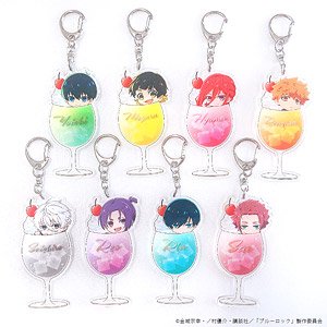 Animation [Blue Lock] Cream Soda Type Acrylic Key Ring (Set of 8) (Anime Toy)