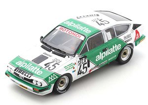 Alfa Romeo Alfetta GTV6 No.45 Luigi Racing Bastos 24H Spa 1982 L.Lombardi M.Gallo T.Palma (ミニカー)