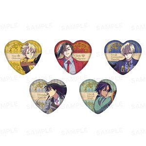 HIGH CARD トレーディングハート缶バッジ (5個セット) (キャラクターグッズ)
