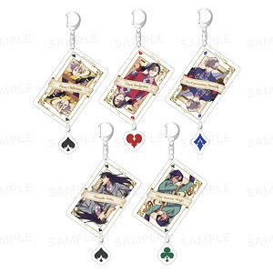 Acrylic Key Ring [High Card] 01 (Set of 5) (Anime Toy