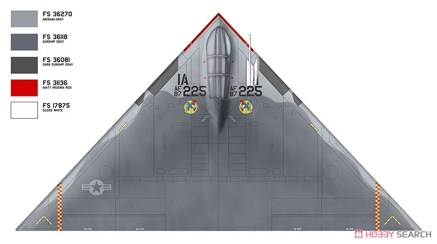 アメリカ空軍 A-12 アヴェンジャーII `第4450戦術群` (プラモデル) 塗装3