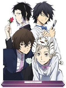 文豪ストレイドッグス アクリルキャラスタンドC [中島敦&太宰治&江戸川乱歩&芥川龍之介] (キャラクターグッズ)