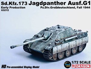 WW.II ドイツ軍 Sd.Kfz.173 駆逐戦車 ヤークトパンターG1 初期生産型 グロースドイッチュラント師団 1944 秋 完成品 (完成品AFV)