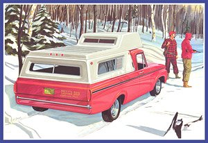 1963 フォード F-100 スタイルサイド ピックアップ キャンパートップ付属 (プラモデル)
