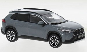 トヨタ カローラ CROSS 2022 メタリックグレー LHD (ミニカー)
