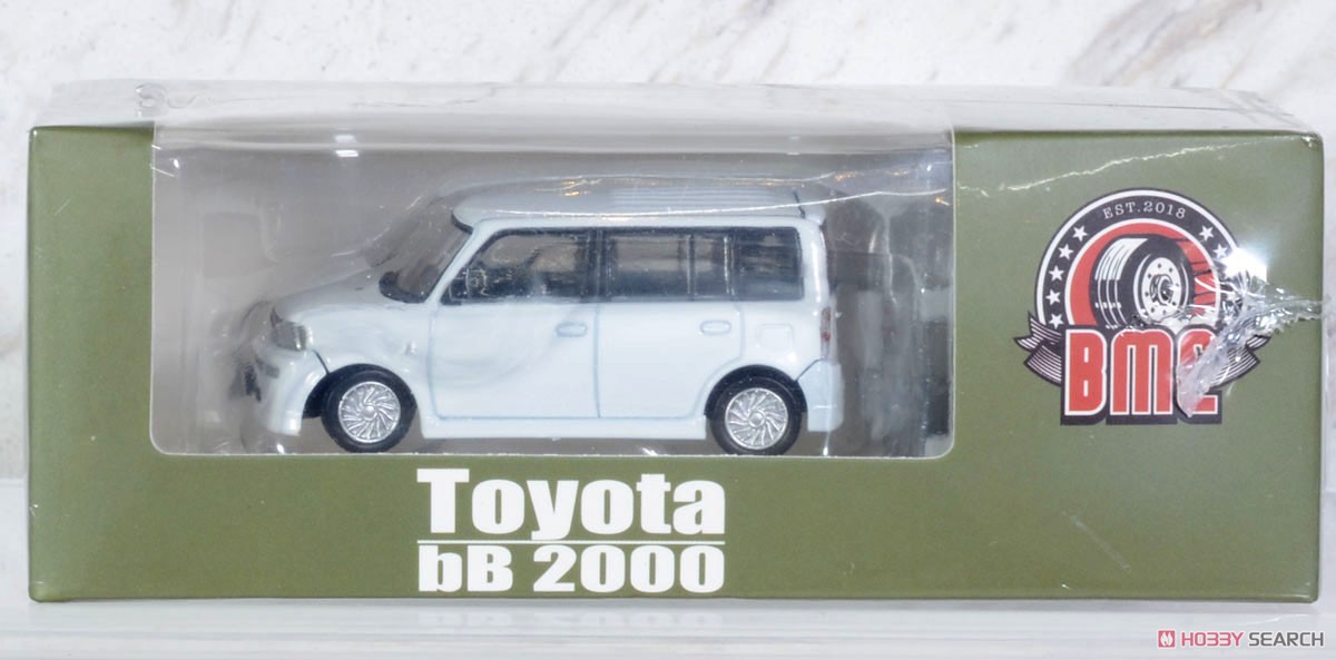 トヨタ 2000 bB ホワイト RHD (ミニカー) パッケージ1