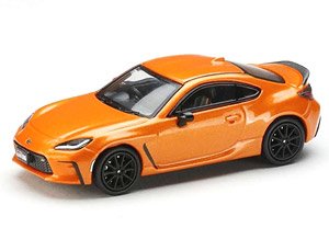 Toyota GR86 RZ 10th Anniversary Limited Flame Orange w/Genuine Option Rear Spoiler (Diecast Car)