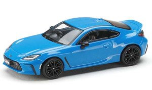 トヨタ GR86 RZ 純正オプションリアスポイラー ブライトブルー (ミニカー)