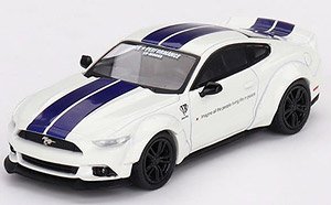 LB Works Ford Mustang White (LHD) [Clamshell Package] (Diecast Car)