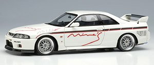 Mine`s Skyline GT-R (BCNR33) ホワイト (ミニカー)