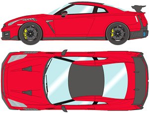 NISSAN GT-R NISMO 2024 バイブラントレッド (ミニカー)