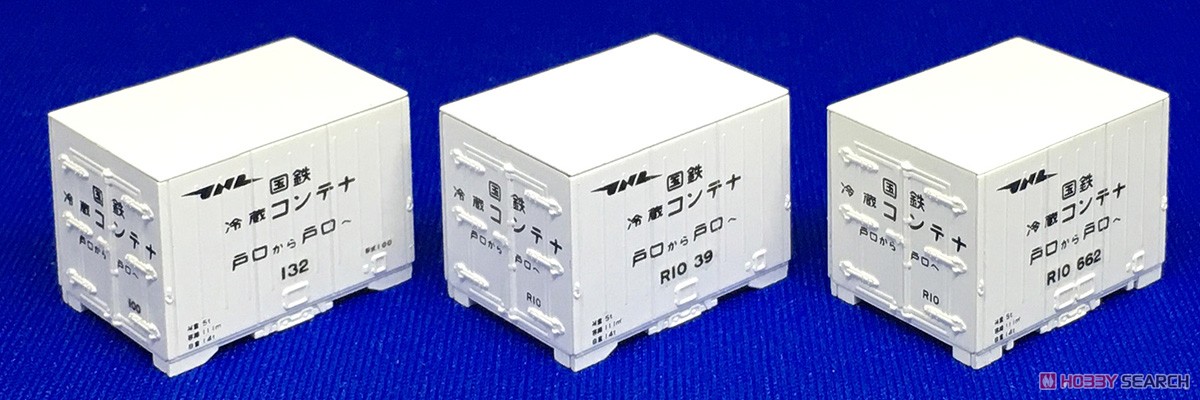 こんてにゃあ No.3 国鉄冷蔵コンテナ R10形式 (塗装済みキット) (コンテナ6個入り) (鉄道模型) 商品画像1