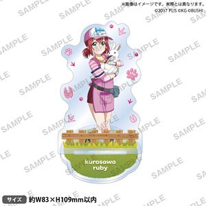 Love Live! School Idol Festival Acrylic Stand Aqours Animal Ver. Ruby Kurosawa (Anime Toy)