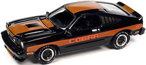 1978 Ford Mustang Cobra II Black / Gold Stripe (Diecast Car)