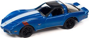 1979 Chevy Corvette Stingray Dark Blue (Diecast Car)