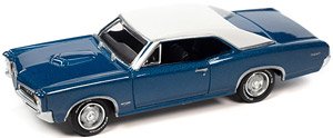 1966 Pontiac GTO Barrier Blue (Diecast Car)