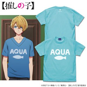 【推しの子】 AQUA Tシャツ AQUA BLUE L (キャラクターグッズ)