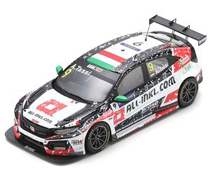 Honda Civic Type R TCR No.9 ALL-INKL.DE Munnich Motorsport 3rd Race 2 WTCR 2020 Nurburgring (ミニカー)