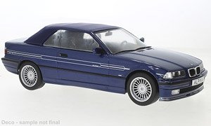 BMW アルピナ B3 3.2 カブリオレ 1996 メタリックブルー (ミニカー)