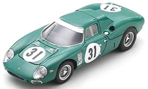 Ferrari 250LM No.31 3rd 12H Sebring 1965 D. Piper - T. Maggs (Diecast Car)