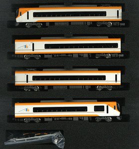 Kintetsu Series 22000 ACE (Renewaled Car) Additional Four Car Formation Set (without Motor) (Add-on 4-Car Set) (Pre-colored Completed) (Model Train)
