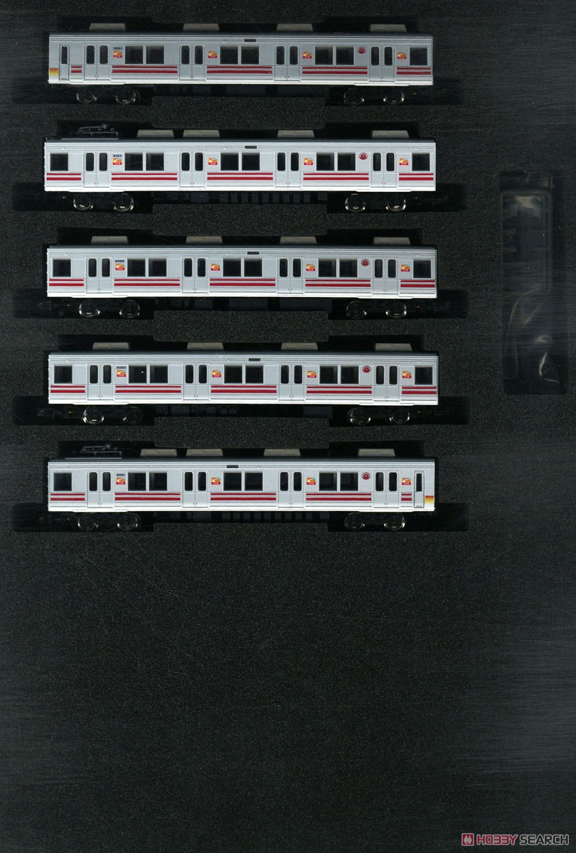 Tokyu Series 8590 (Oimachi Line,Gradation Stripe) Five Car Formation Set (w/Motor) (5-Car Set) (Pre-colored Completed) (Model Train) 商品画像1