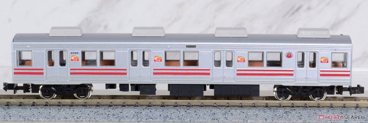 Tokyu Series 8590 (Oimachi Line,Gradation Stripe) Five Car Formation Set (w/Motor) (5-Car Set) (Pre-colored Completed) (Model Train) 商品画像6