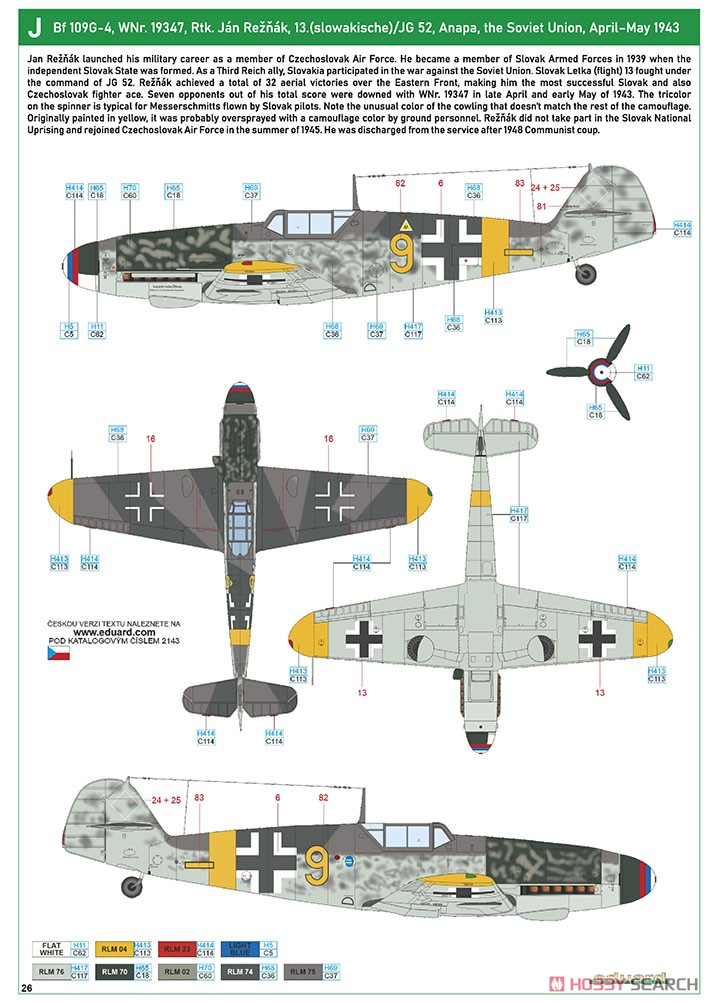 「美しく新しいマシーン パート2」Bf109G-2/4 デュアルコンボ リミテッドエディション (プラモデル) 塗装10