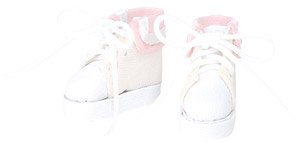 Sailor Color Sneakers (Pink x White) (Fashion Doll)