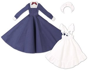 AZO2 Classical Maid Set II (Navy Blue) (Fashion Doll)