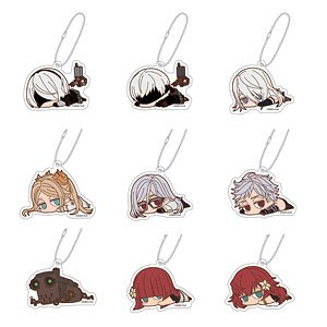 NieR:Automata Ver1.1a Acrylic Key Ring Collection Darun (Set of 9) (Anime Toy)