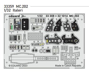 MC.202 ズームエッチングパーツ (イタレリ用) (プラモデル)