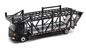 Tiny City Hino 500 (日野 レンジャー) カーキャリアー ブラック (ミニカー)