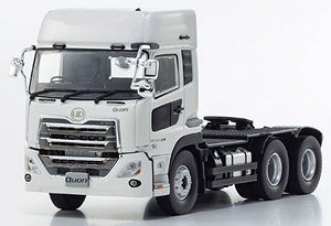 UD Quon GW 6 x 4 トラクター (ホワイト) (ミニカー)
