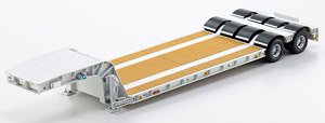 NIPPON TREX Low Bed Semi-Trailer (White) (Diecast Car)