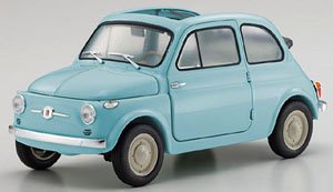 Fiat Nuova 500 (Cruise Celeste) (Blue) (Diecast Car)