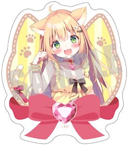 かわいいネコには気ニャニャにさせよ～猫ASMRはじめました～ ダイカットステッカー スコ (キャラクターグッズ)