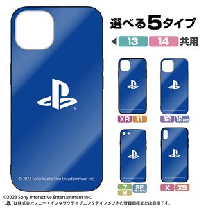 Play Station Tempered Glass iPhone Case for Play Station X & Xs (Anime Toy)