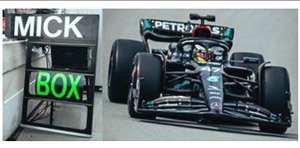 Mercedes-AMG Petronas F1 W14 E Performance No.47 Spanish GP 2023 Tyre test Mick Schumacher (ミニカー)