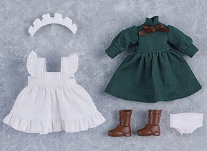 Nendoroid Doll Work Outfit Set: Maid Outfit Long (Green) (PVC Figure)