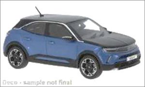 オペル モッカ-E 2020 メタリックブルー LHD (ミニカー)