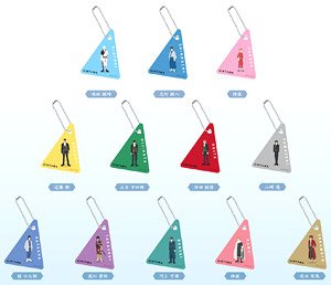 Clear Plate Key Ring Gin Tama (Set of 12) (Anime Toy)
