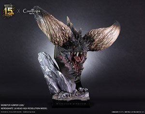 【銀行振込前入金】 MONSTER HUNTER 15th NERGIGANTE 1/6 HEAD HIGH RESOLUTION MODEL (完成品)