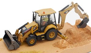Cat 420F2 IT バックホー ローダ ウェザリング仕様 (ミニカー)