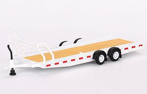 カーキャリアトレーラー ホワイト (ミニカー)