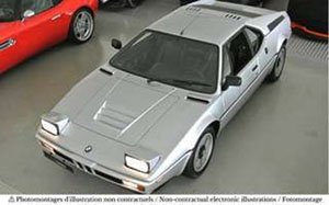 BMW M1 1980 メタリックシルバー (ミニカー)