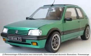 プジョー 205 GTi Griffe 1991 グリーン ルーフウィンドウ (ミニカー)