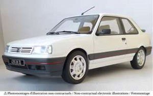プジョー 309 GTi 1987 メイエ ホワイト (ミニカー)